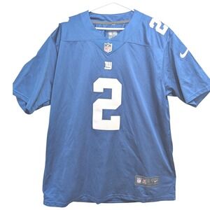 New York Giants Nike #2 NFL On Field Jersey Mens‎ L Blue NWT